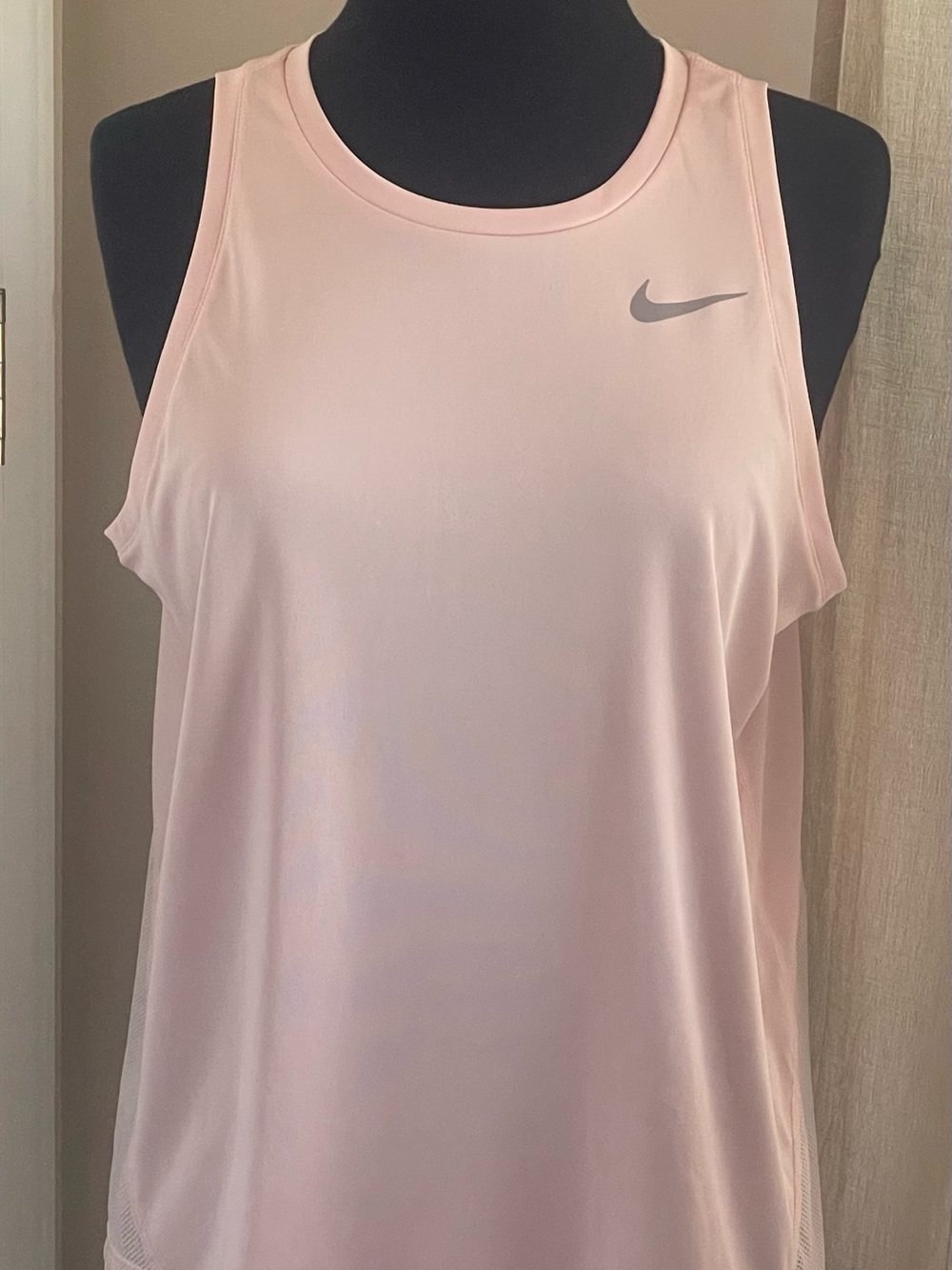 Nike Women's Pale Pink Performance Tank Top